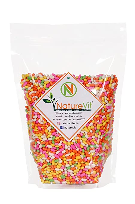 NatureVit Sugar Coated Fennel Seeds, 400g [Saunf Mouth Freshner]