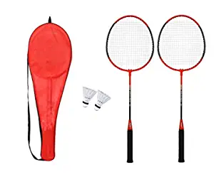 Fox Nano-Speed Fox-50 Badminton Racket Combo Pack with 2 Pieces Nylon Shuttlecock