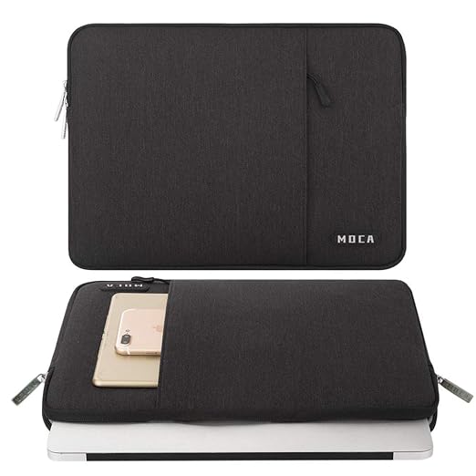MOCA Compatible 13.3 inch MacBook Laptop Bag Sleeve for 13 13.3 inch Apple MacBook Air Pro Retina 13 13.3 inch a1466 a1369 md101 a1278 a1502 MacBook 13.3 inch Sleeve Bag Cover (Black)