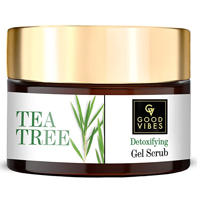 Good Vibes Detoxifying Gel Scrub, Tea Tree (50 G)
