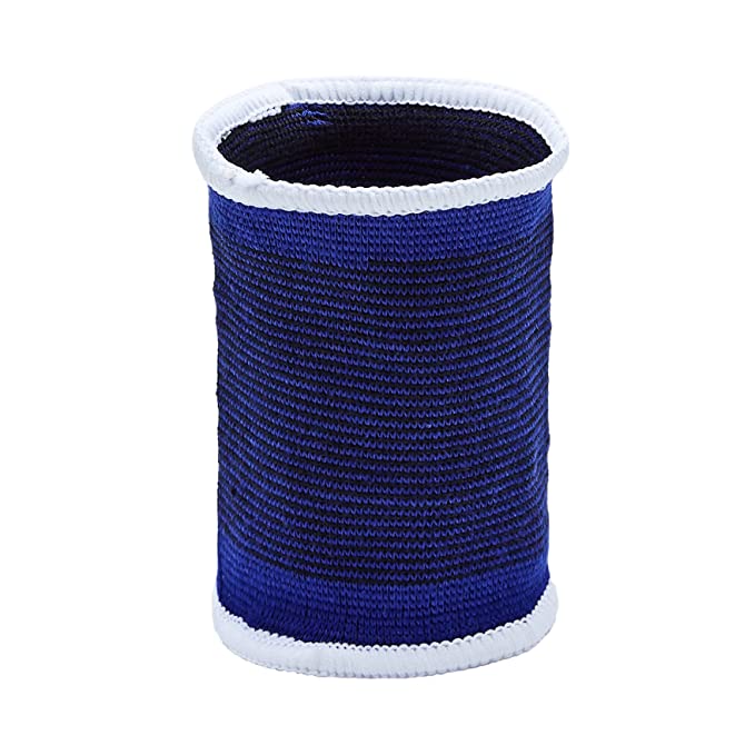 Amazon Basics Wrist Band cum Support, Blue