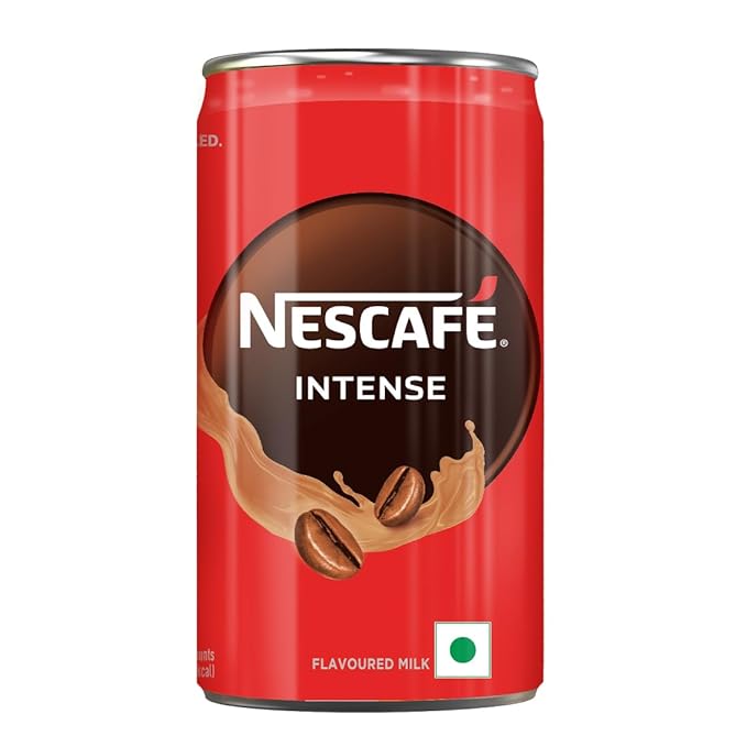 Nescafe Ready to Drink Coffee Flavoured Milk, Intense Cappuccino (Can), 180 Ml