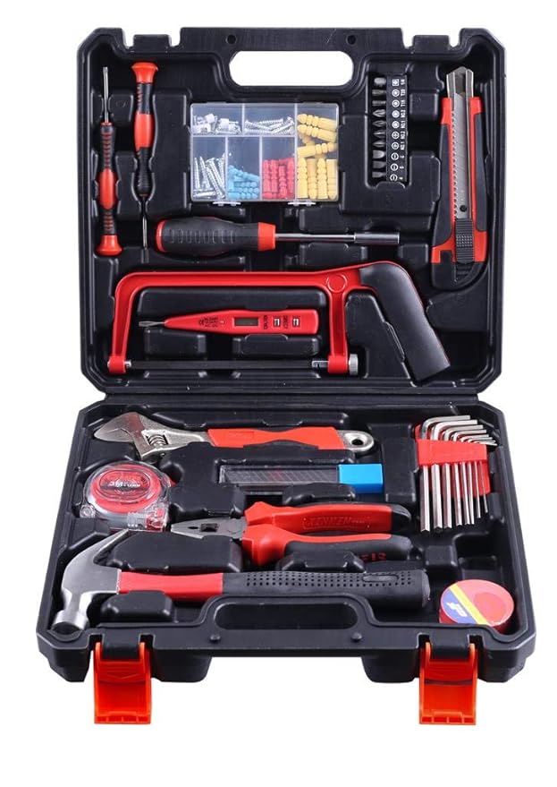 Foster FHT 904 Screwdriver, Hammer, Plier and Other Utility Home Hand Tool Kit (134-pieces)