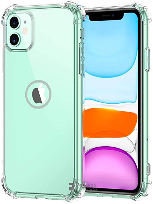 generic tpu Bumper Case back cover case in transparent for apple iphone 11