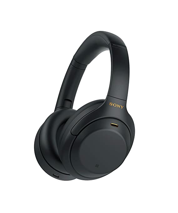 [Apply Coupon] - Sony WH-1000XM4 Noise Cancellation Wireless Bluetooth Over-Ear Headphones with Mic, Hi-Res Audio, Up to 38Hrs Battery- Black