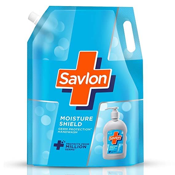 Savlon Moisture Shield Germ Protection Liquid Handwash, 1500ml Hand Wash Refill, Protects from 99.9% Germs, Soft Moisturized Hands, 90% Natural Origin, Paraben and Silicon Free