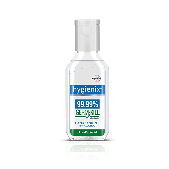 Hygienix Anti-Bacterial Hand sanitizer by Wipro, 50ml