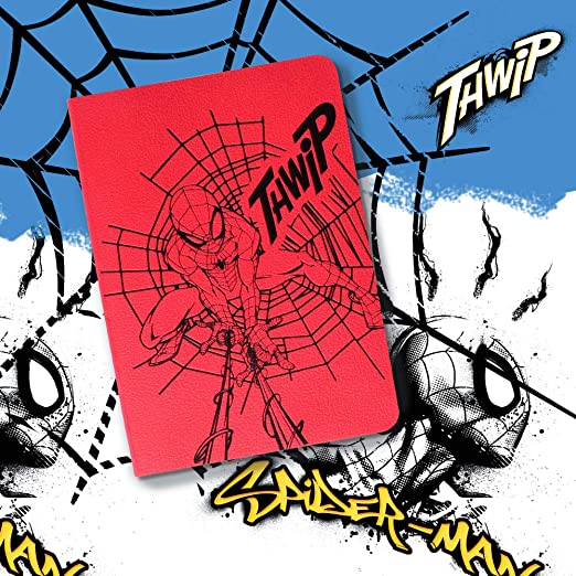 Doodle Spider-Man Web PU Soft Bound Pcoket Diary Notebook (4 X 5.75 Inches, 80 GSM, 114 Ruled Pages)