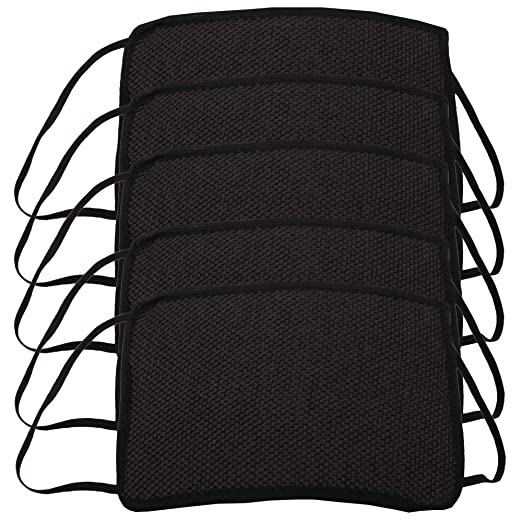 KLEPE Men's Synthetic Anti-Microbial Headband (5 Set) (FKMASK01/GRY/05_Dark Grey_Free Size)