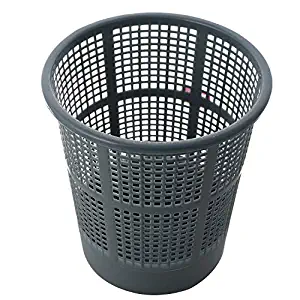 Kuber Industries Plastic Mesh Dustbin Garbage Bin for Office use, School, Bedroom, Kids Room, Home, Multi Purpose, 5 litres (Grey) (CTKTC044504)