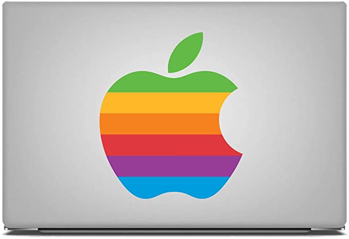 DivineDesigns Colorful Apple Laptop Stickers 15.6 inch - Stickers