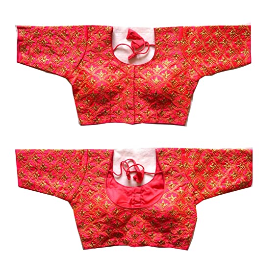 Designer Saree Blouse With Handwork and Thread Work