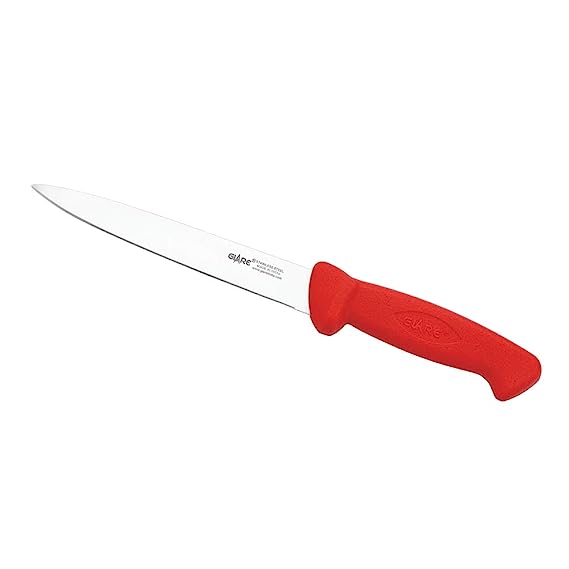 GLARE Prime GA-408 - Stainless Steel Carving Knife - 280 MM (Colour Red)