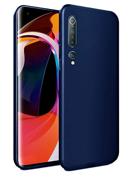 Febelo Case for Mi 10, Matte Finish Exclusive Ultra Slim Soft Back Cover for Mi 10 - Matte Blue