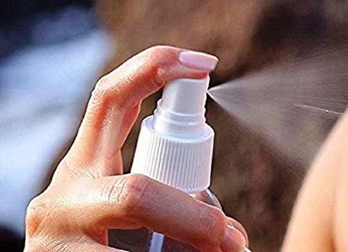 Urban king® 100ML Empty Plastic Random Color Refillable Fine Mist Spray Bottle for Multipurpose Like sanitizing(Pack of 1)