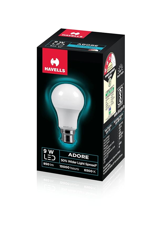 [Apply Coupon] - Havells 9W LED Bulb (Cool White), Pack of 1
