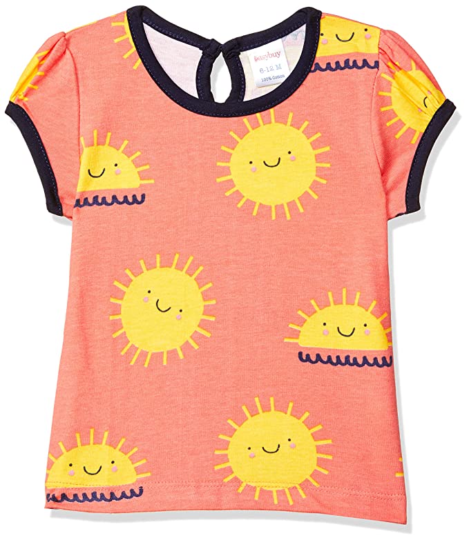EASYBUY Baby-Girl's Regular Fit T-Shirt