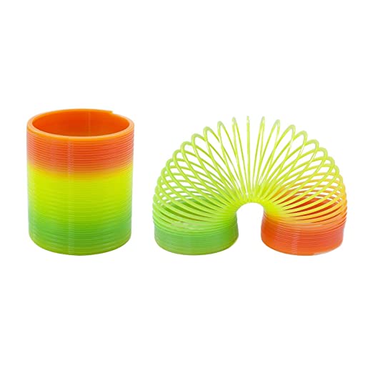 SSKR Colourful Rainbow Magic Spring Coil - Birthday Return Gifts (Pack of 1 Piece)