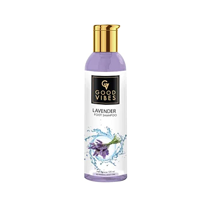 Good Vibes Lavender Foot Shampoo - 120 ml - Moisturization, Nourishing and Softening for Dry and Flaky Skin - Cruelty Free