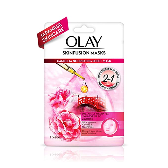 Olay Sheet Mask: Camellia Nourishing Sheet Mask, 28 g
