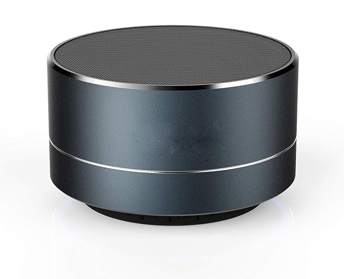 Wireless 3W Super Bass Mini Metal Aluminium Alloy Portable Bluetooth Speaker with Mic for All Smartphones