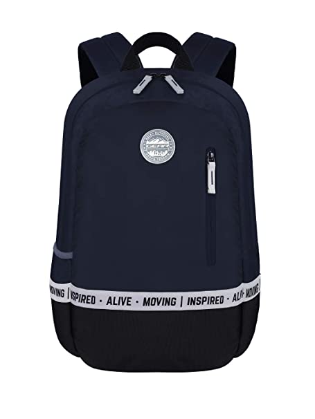 Gear Bomber Eco Statement 22 Ltrs India.Ink-Black Casual Backpack (BKPECOSNT5201)