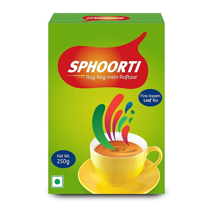 [Apply Coupon] - Sphoorti Assam Black Loose CTC Leaf Tea, 250g Carton Box - Premium Kadak Chai Patti | Strong, Aromatic & Rich Black Tea Blend | Morning Tea | Afternoon Tea