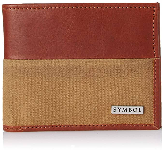 Amazon Brand - Symbol Men's Green Bi-fold Leather wallet