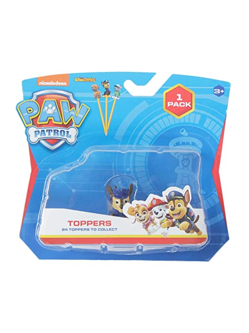 Paw Patrol Pencil Toppers 1 PC Blister (S1) - Chase for Kids 3+ & Above