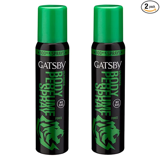 Gatsby Ultimate Body Perfume Spray Force (Pack Of 2), 120 ml (Pack of 2)