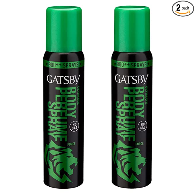 Gatsby Ultimate Body Perfume Spray Force (Pack Of 2), 120 ml (Pack of 2)