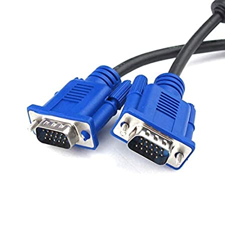 POSH Male to Male VGA Cable 1.5 Meter, Support PC/Monitor/LCD/LED, Plasma, Projector, TFT. VGA to VGA Converter Adapter Cable