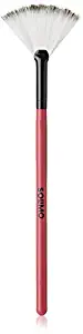 Amazon Brand - Solimo Fan Makeup Brush, Pink
