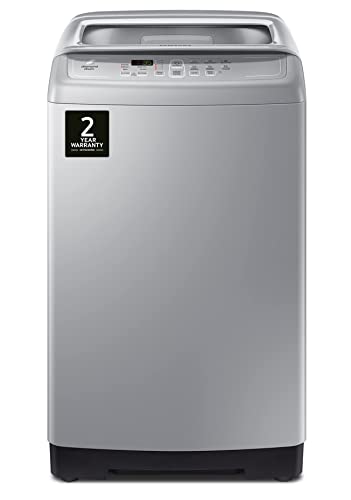 Samsung 7 kg, Fully-Automatic Top Load Washing Machine with Diamond Drum (WA70A4002GS/TL, Imperial Silver)