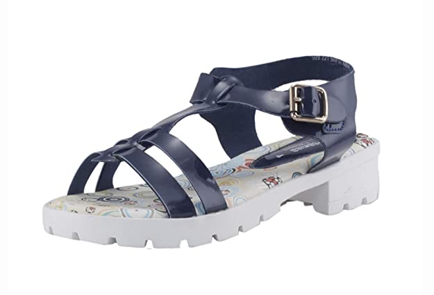 [Size: 12 UK (Narrow)] - Khadims Girl's Flat Sandal