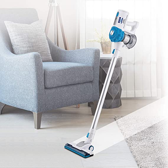KENT Zoom Vacuum Cleaner, Cordless, Hoseless, Rechargeable 130Watt Vacuum Cleaner with Cyclonic Technology, Bagless Design and Multi Nozzle Operation