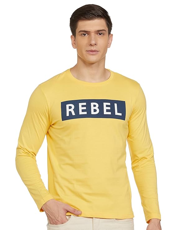 Amazon Brand - Symbol Men's Solid Regular Fit T-Shirt