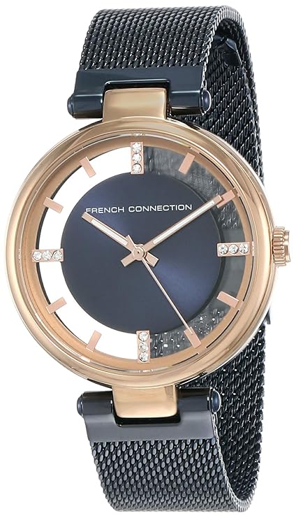 French Connection Analog Blue Dial Women's Watch-FC148URGM