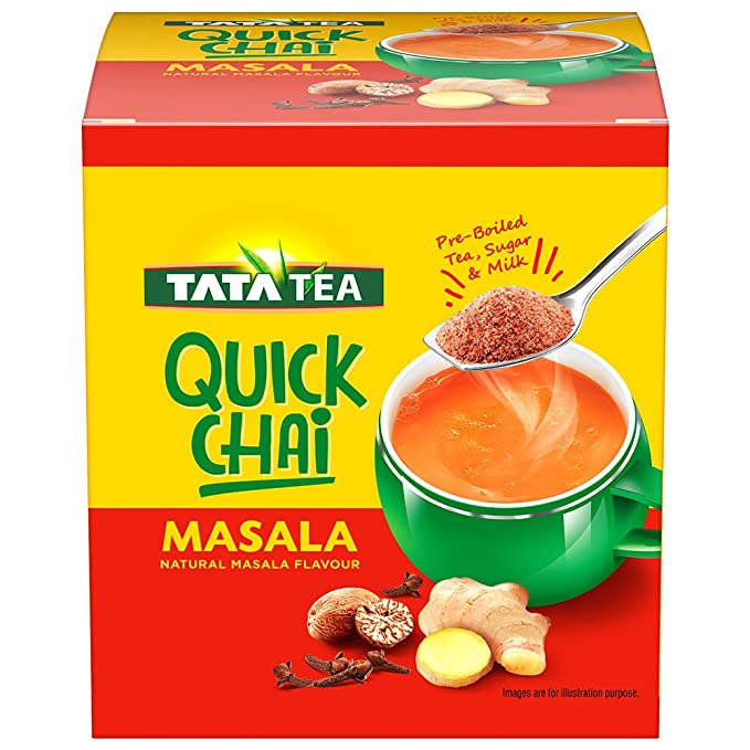 Tata Tea Quick Chai, Masala, 10 Sachets