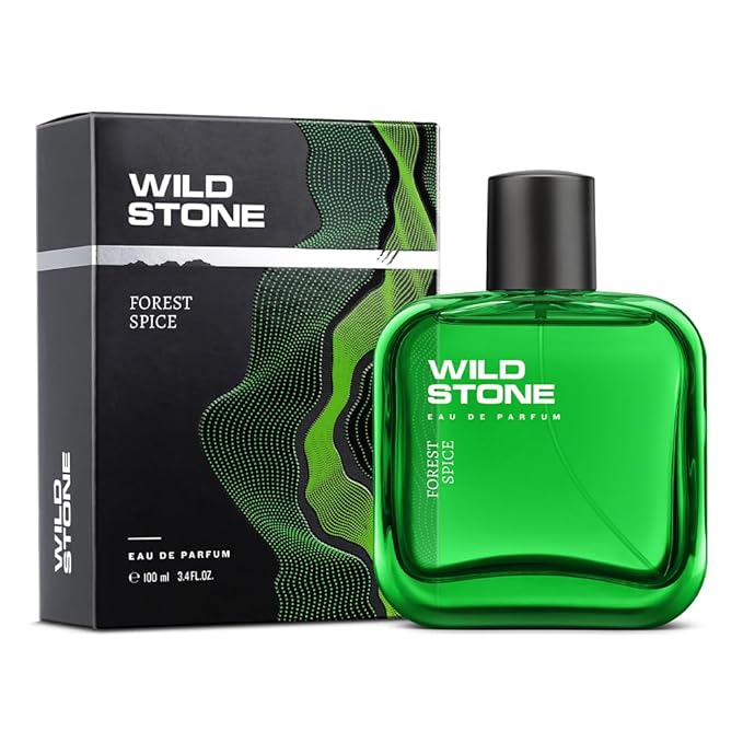 Wild Stone Forest Spice EDP Premium Perfume for Men, 100 Ml | Long-lasting Eau De Parfum | Luxury Fragrances | Woody Masculine Men perfume
