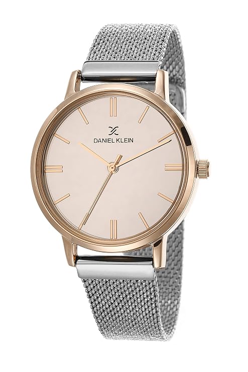 Daniel Klein Analog Silver Dial Women's Watch - DK.1.12405-3