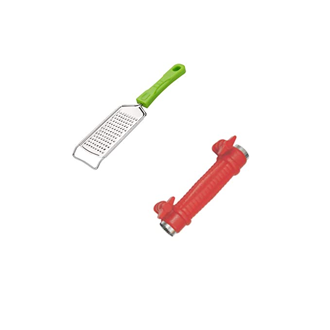 IASPRODUCTS Stainless Steel Cheese, Garlic, Ginger Grater with 2 Side Sweet Corn Cutter