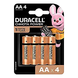 Duracell CHHOTA Power Alkaline AA Batteries- 4 Pieces