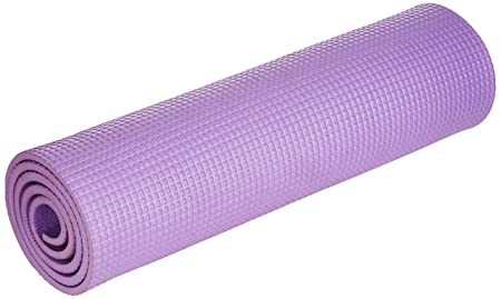 ARNV 10mm Yoga Mat (Purple) with Carrying Strap (Made in India)