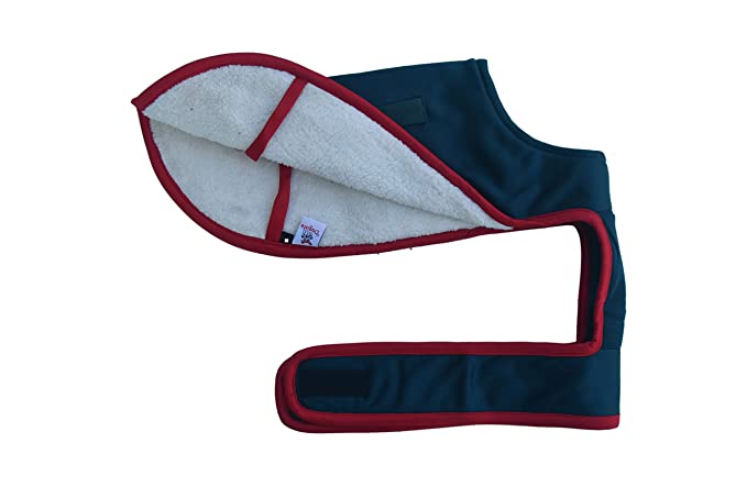 Best Dogista Winter Dog Coat Jacket with Heavy Fur Ultra Warm Wind & Water Proof in Super Poly Green 10 Inch Small