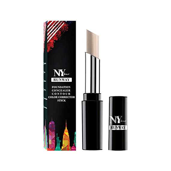 NY Bae Almond Oil Infused Foundation, Concealer, Contour, Color Corrector Stick - Runway Range - Backstage Feel In Cream 19