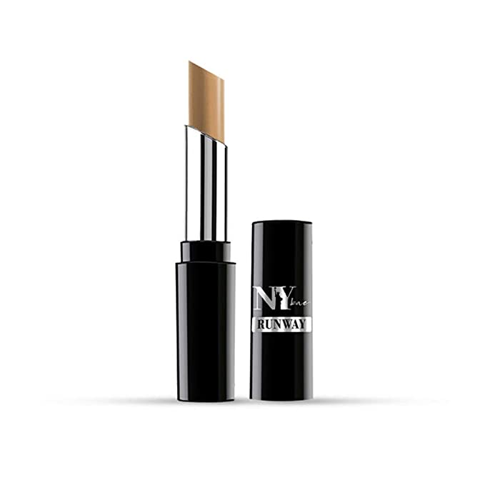 NY Bae Almond Oil Infused Foundation Concealer Contour Color Corrector Stick For Wheatish - Dark Skin Runway Range - Backstage Rocking in Honey 11, Backstage Rocking in Honey 11, 3.8 g