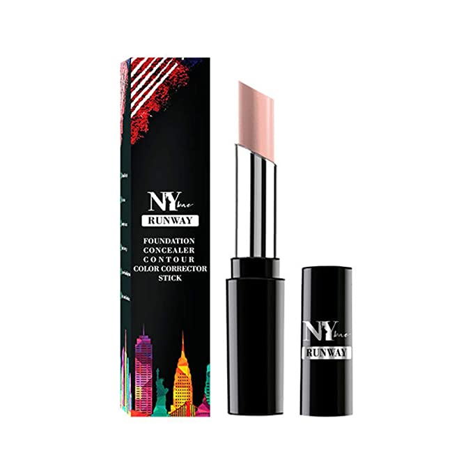 NY Bae Almond Oil Infused Foundation, Concealer, Contour, Color Corrector Stick - Runway Range - Backstage glow in peach 17