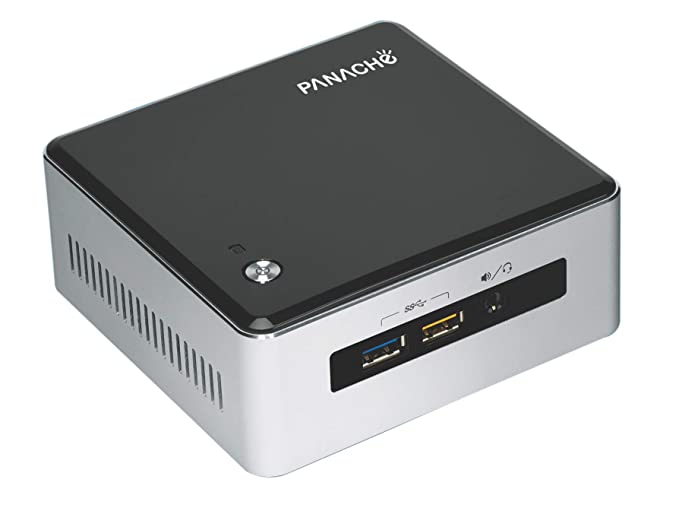 Panache Mini PC - PDNUCRC with Intel Core i3 CPU, 4GB RAM, 256GB SSD, WiFi, BT, and Licensed Windows 10 Pro