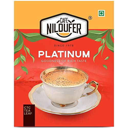 Cafe Niloufer Platinum Tea Powder 250gms | Strong Assam & Aromatic Blend | Premium Loose Leaf Chai for Rich Taste & Flavour